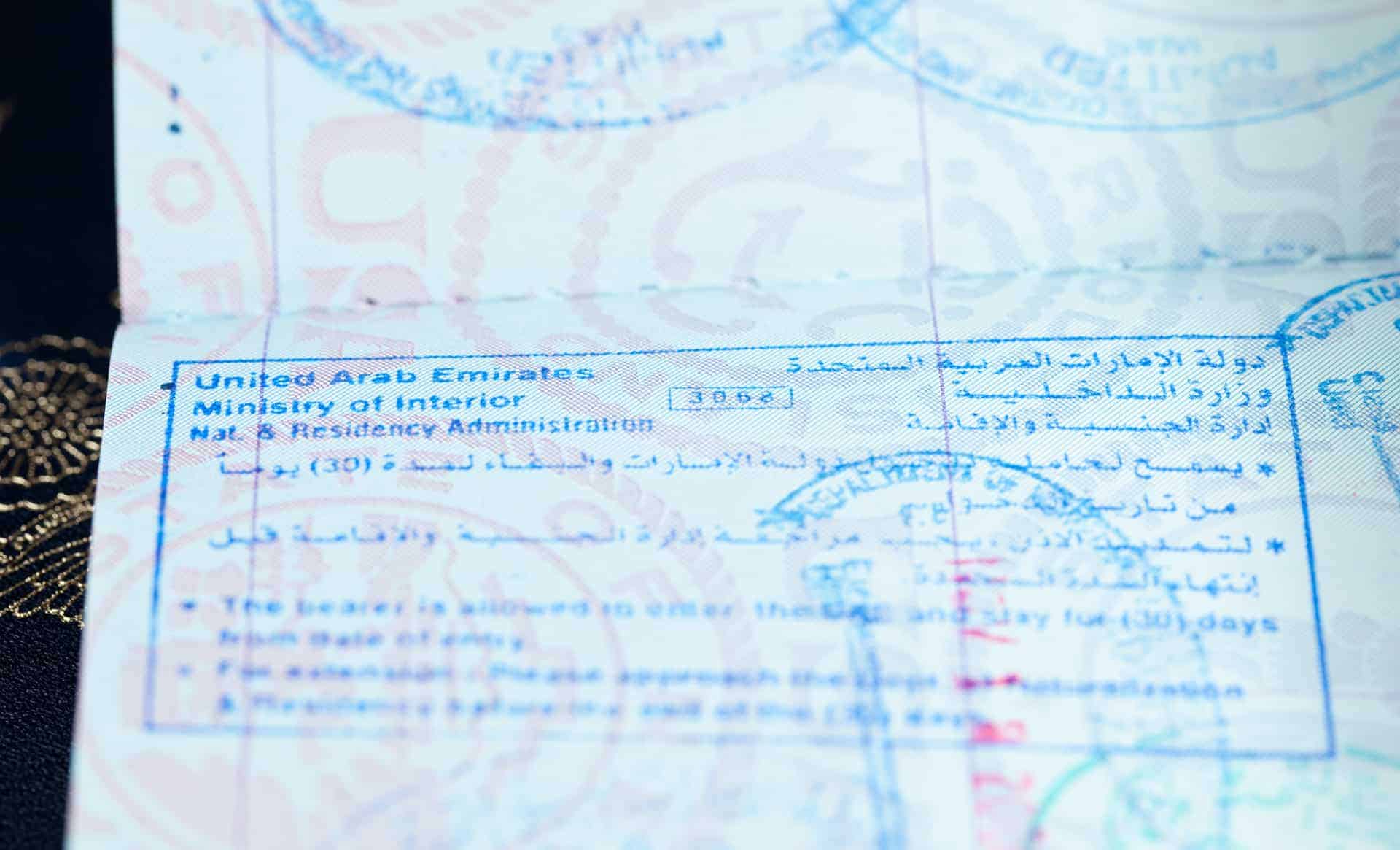 organiser son voyage à dubai - le visa organiser son voyage à dubai - le visa