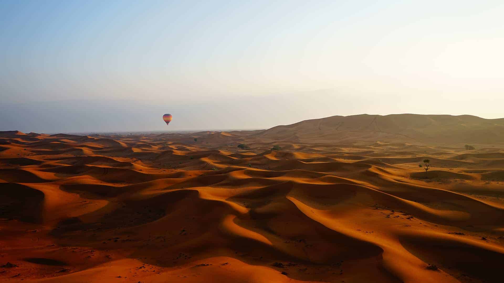 vol montgolfiere dubai