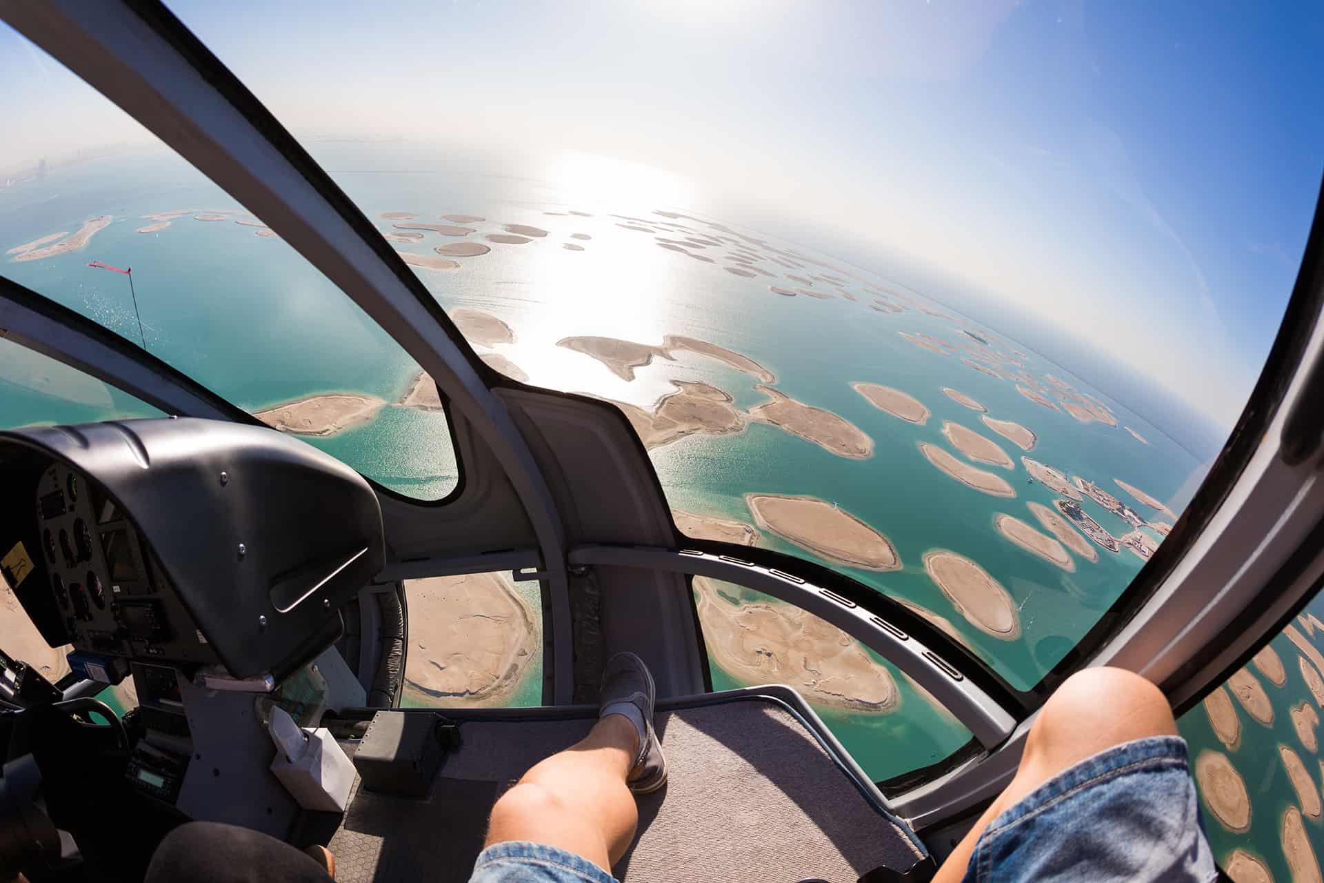 helicoptere dubai the world