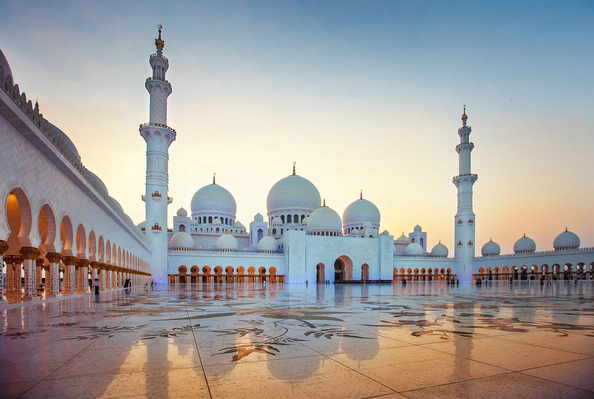 La mosquée d’Abu Dhabi