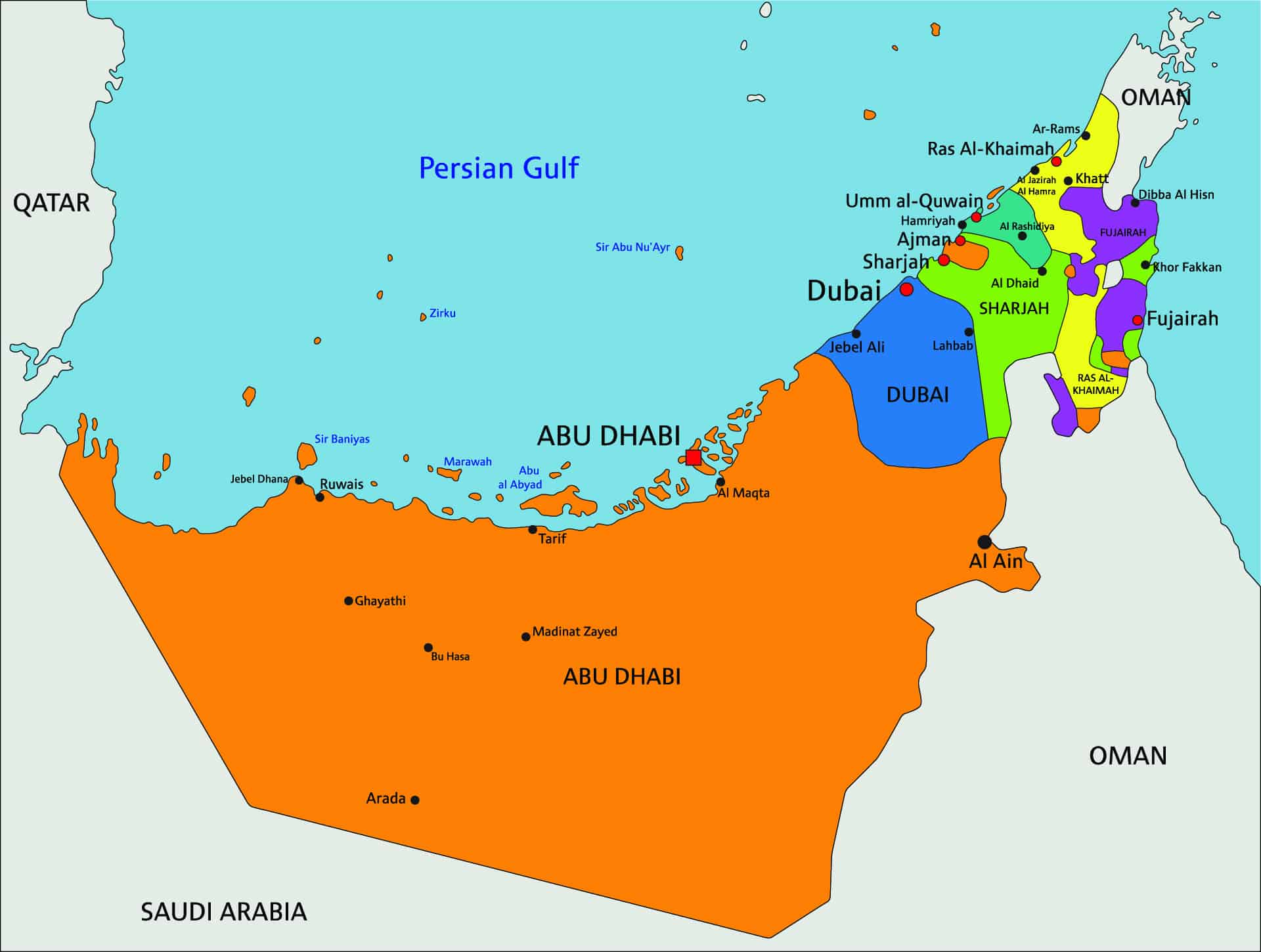 carte dubai
