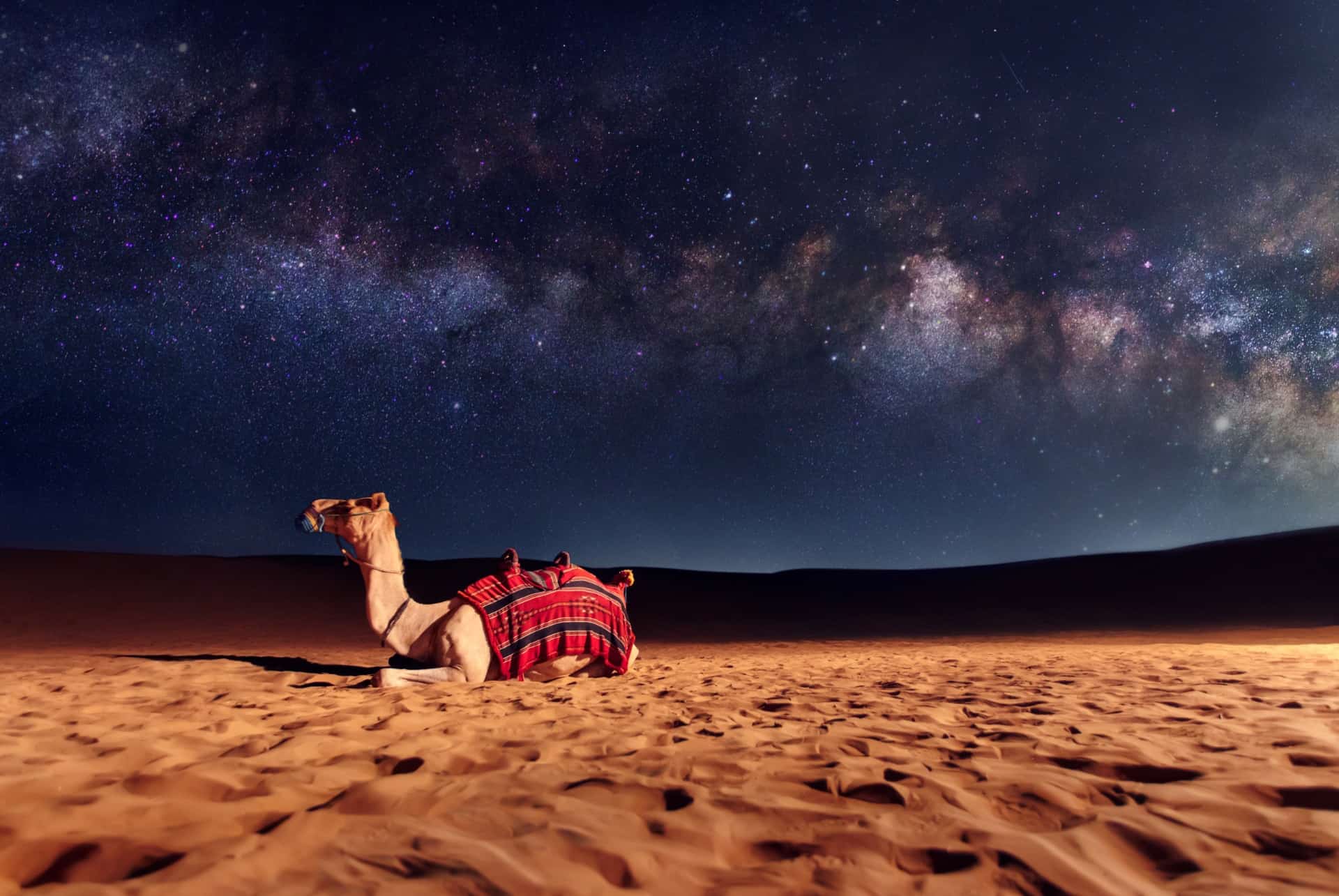 Dormir dans le désert de Dubaï