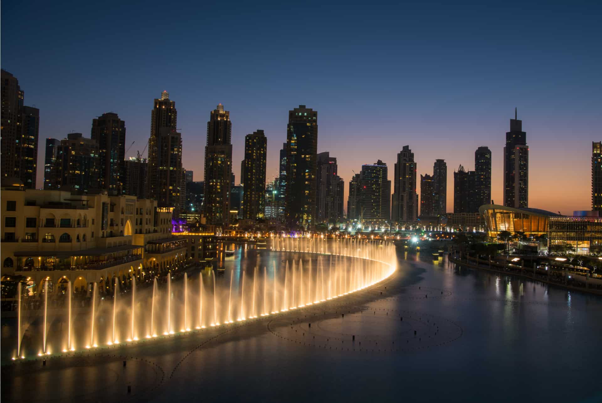 fontaines musicales dubai