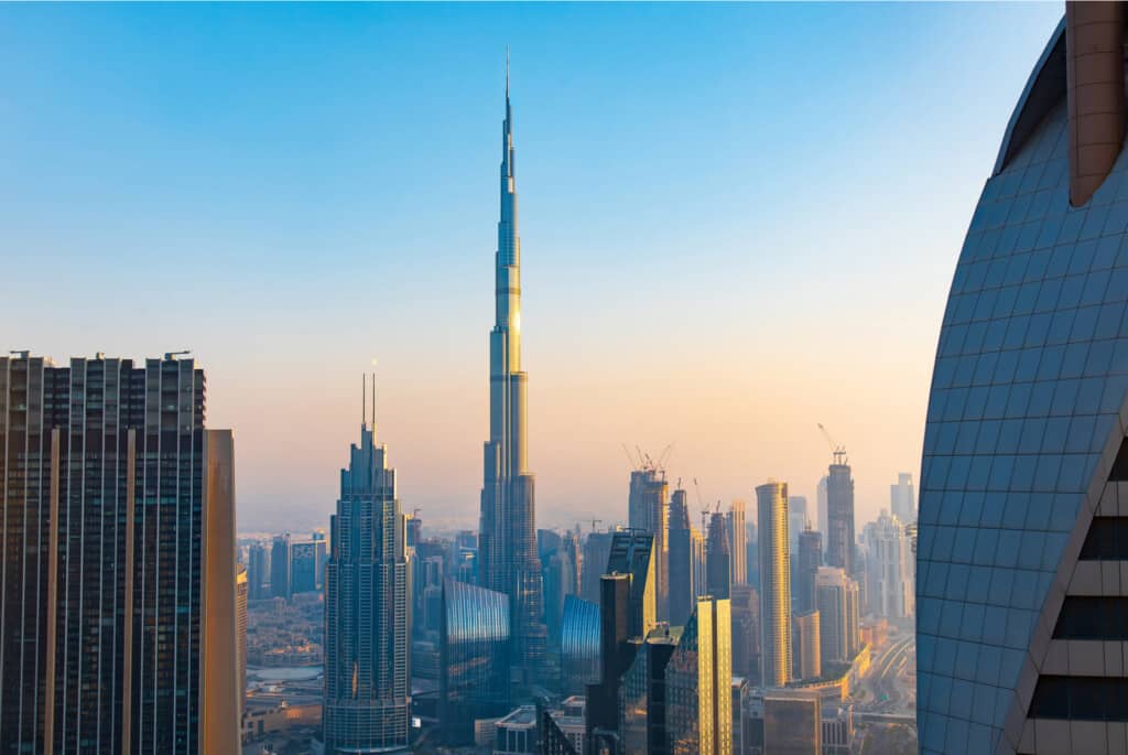 burj khalifa dubai en janvier