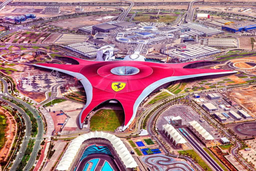Billet pour Ferrari world