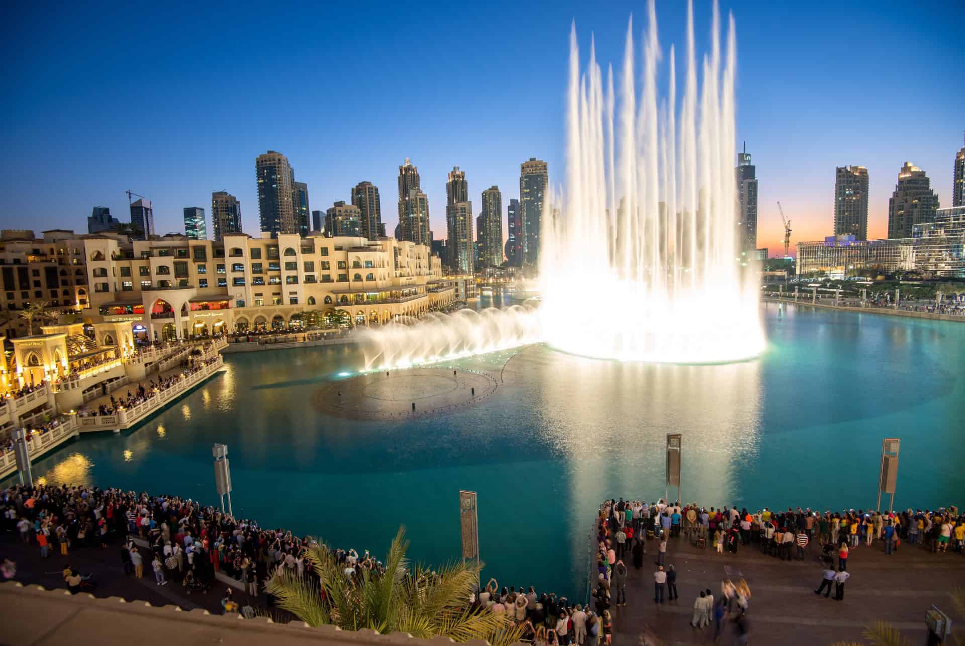 La fontaine de Dubaï