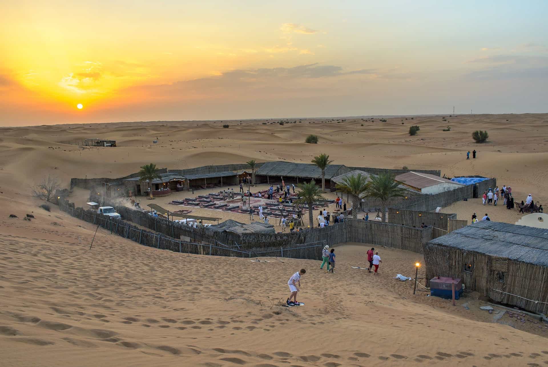 restaurant dans le desert