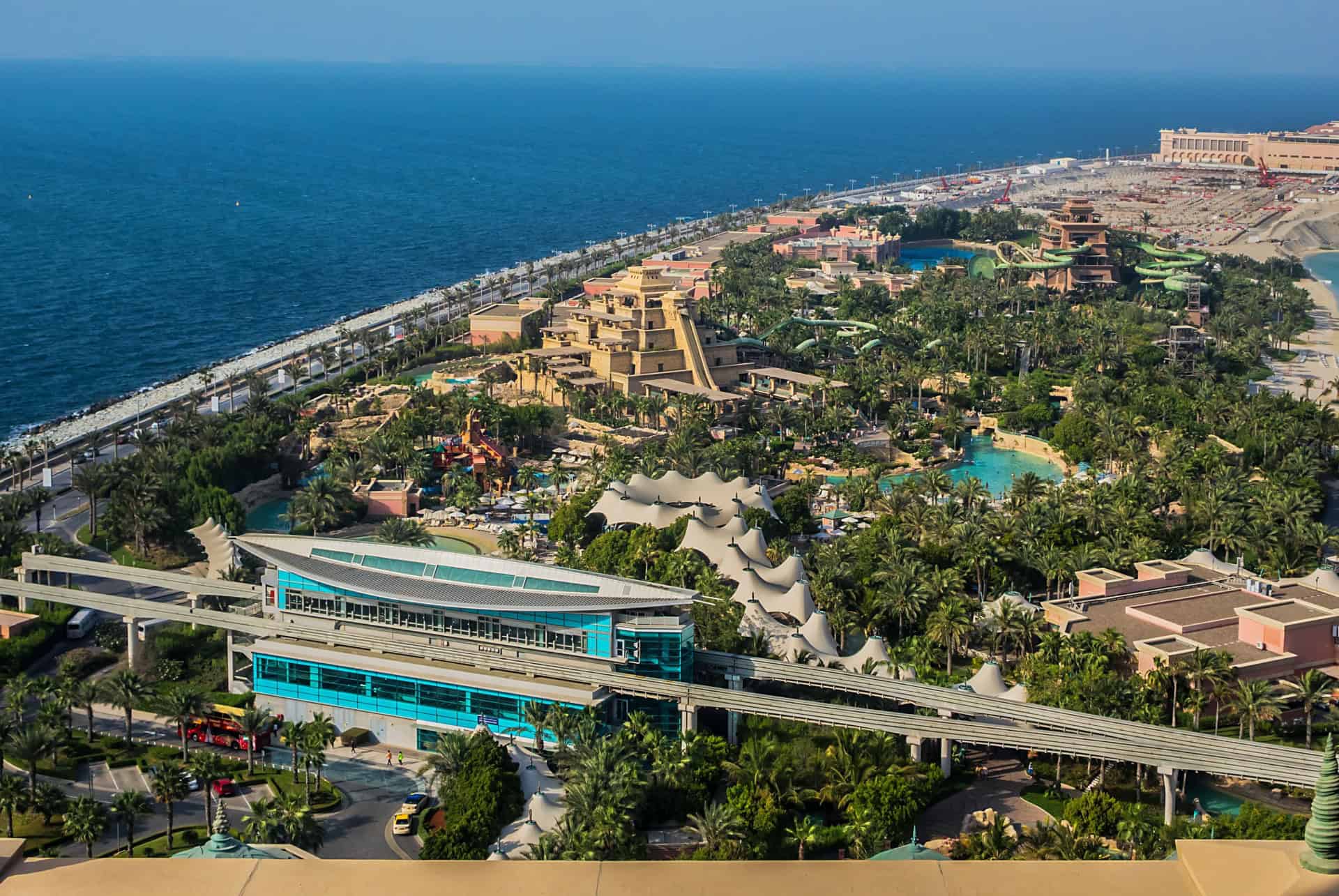 vue sur atlantis waterpark