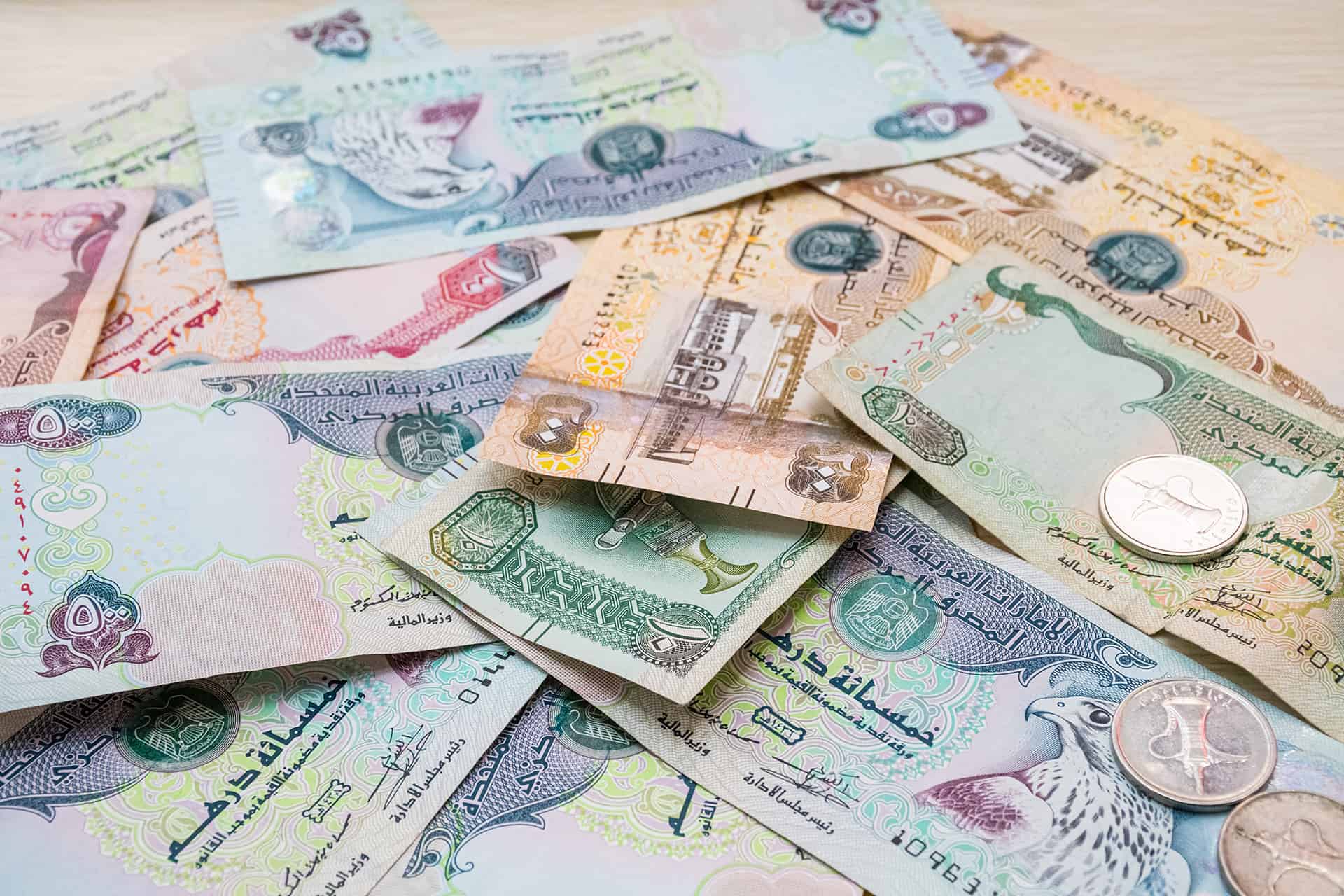 Monnaie à Dubaï (AED) les billets, le taux de change et où changer