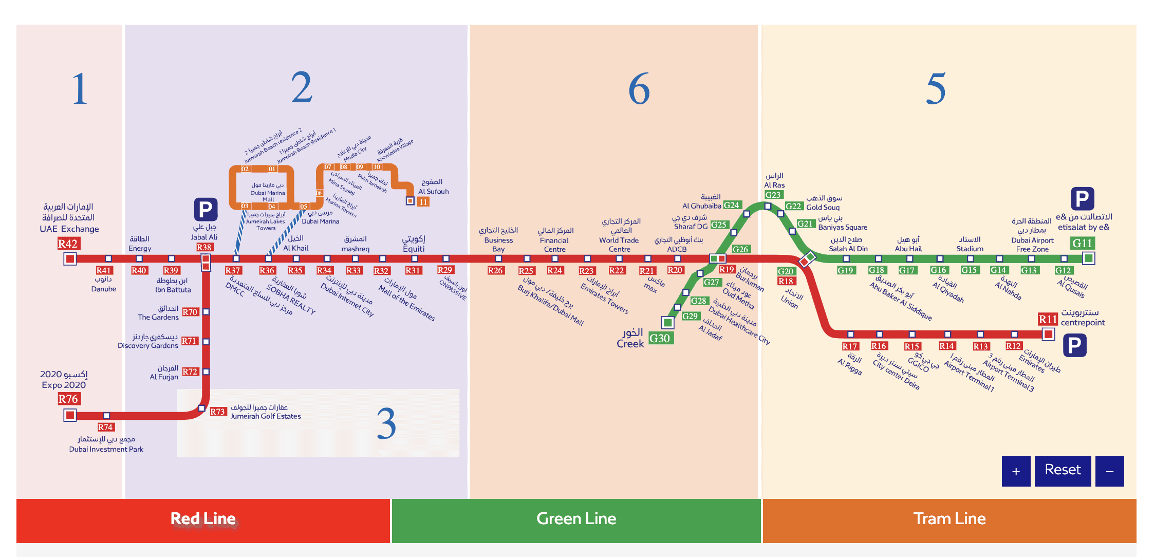 map transport metro