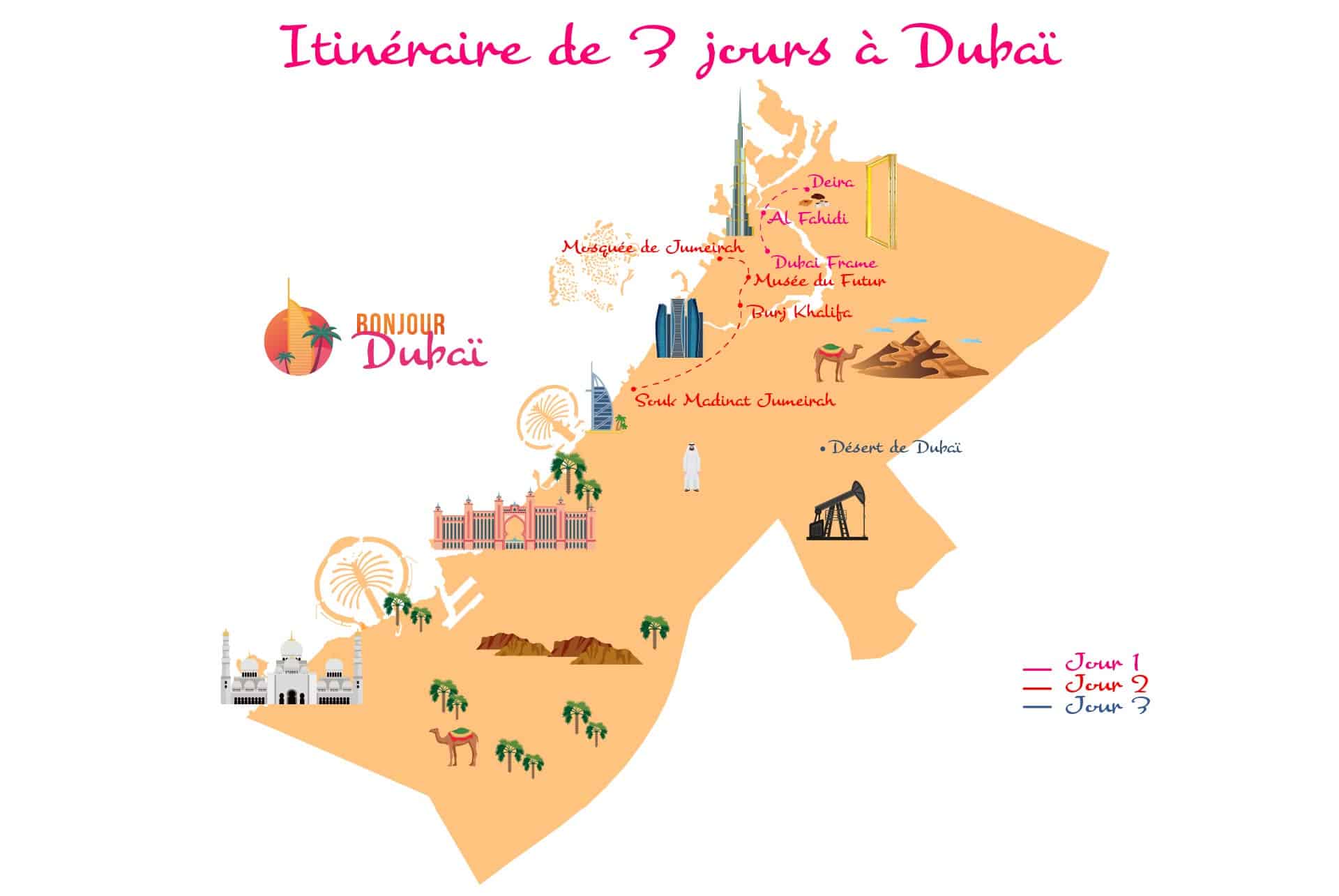 dubai 3 jours