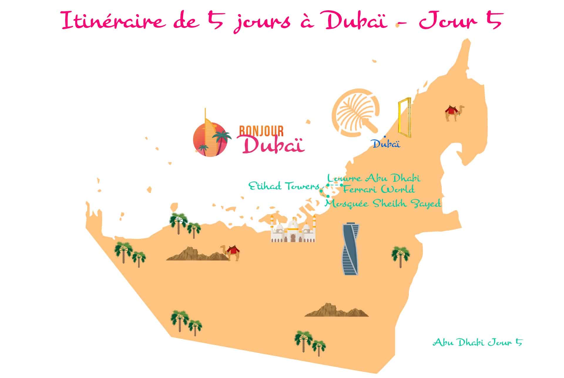 itineraire abu dhabi