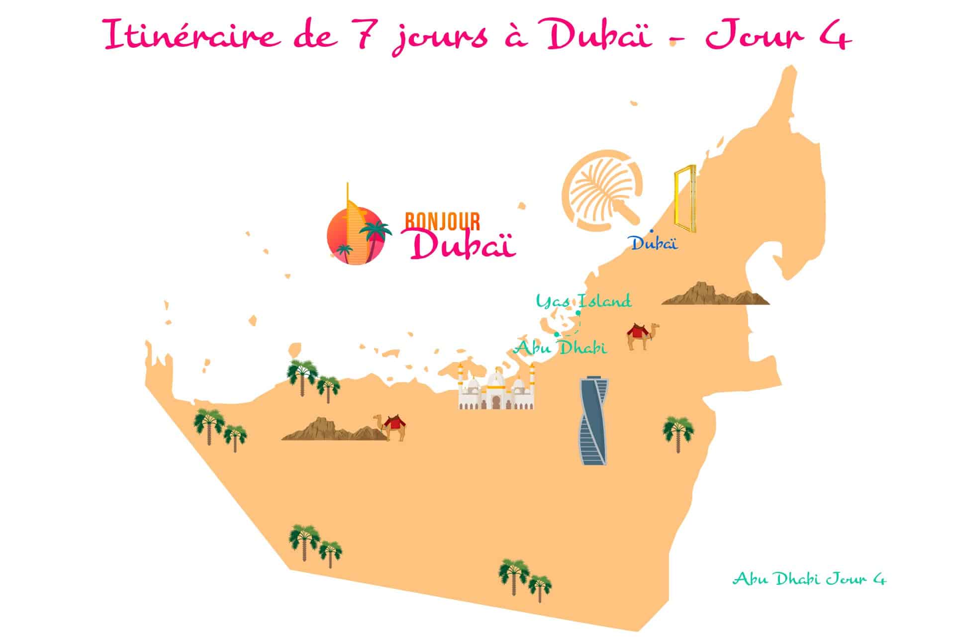 itineraire abou dabi
