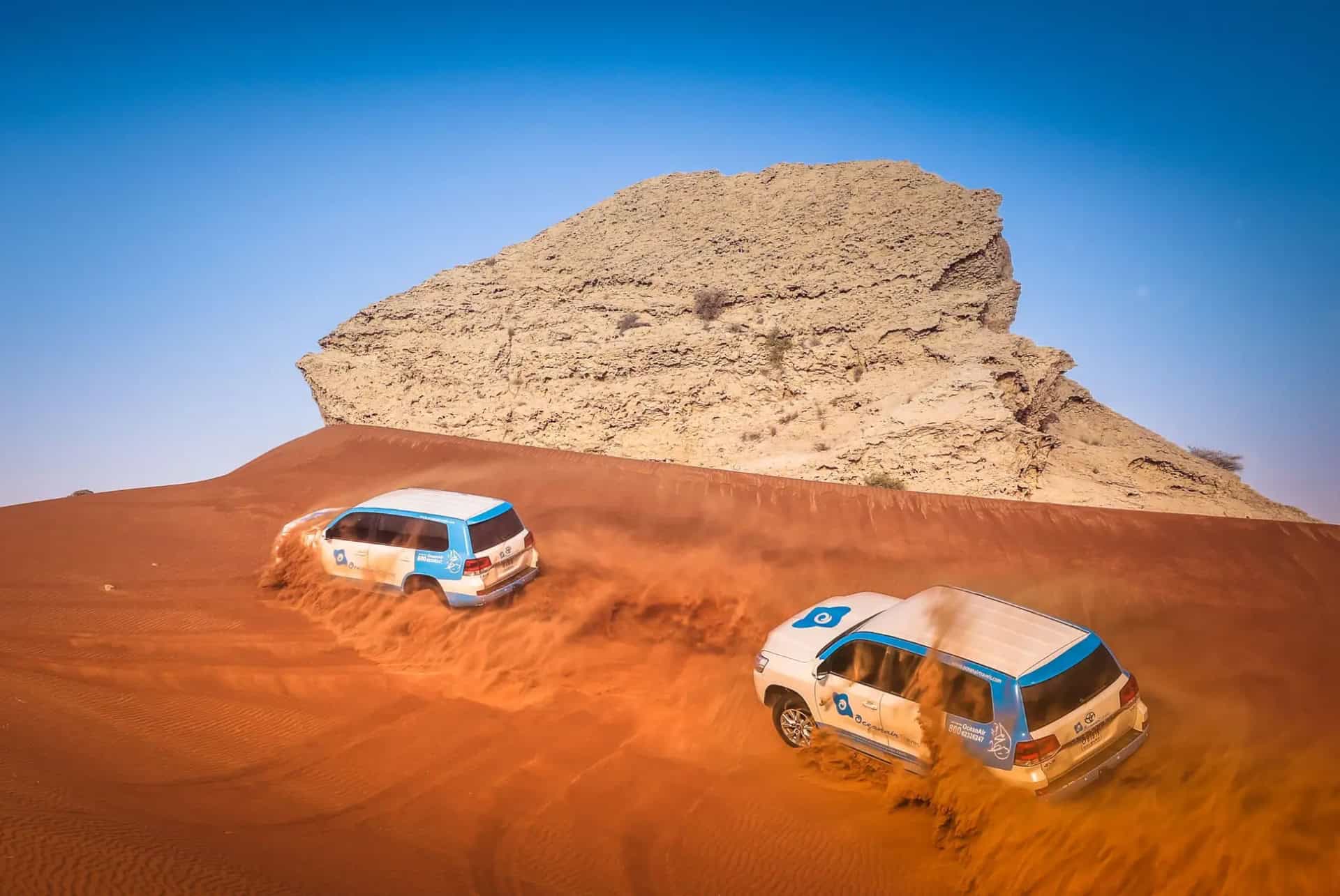 safari en jeep dans les dunes du desert