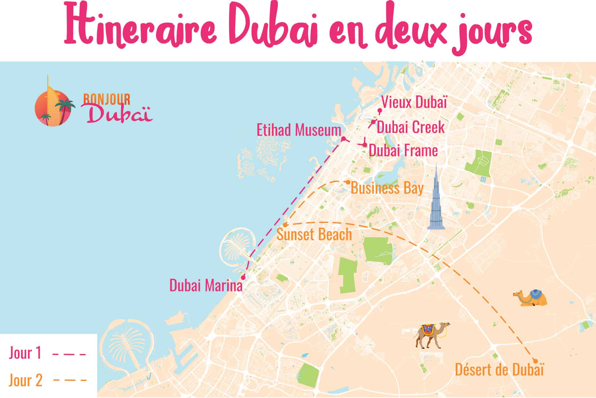 map dubai 2 jours map dubai 2 jours